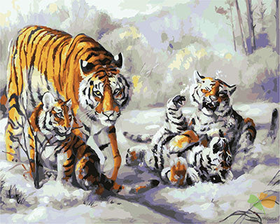 Animal Paint By Numbers Kits UK GX28521
