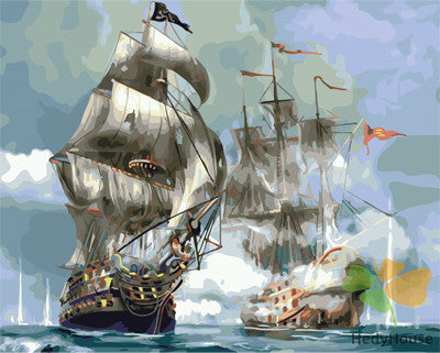 Seascape Paint By Numbers Kits UK GX28529