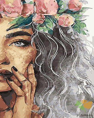 Portrait Paint By Numbers Kits UK GX28545