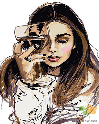 Portrait Paint By Numbers Kits UK GX28547