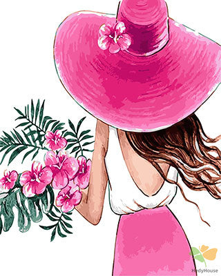 Portrait Paint By Numbers Kits UK GX28549