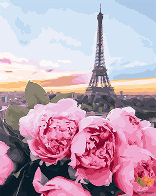 Flower Paint By Numbers Kits UK GX28562