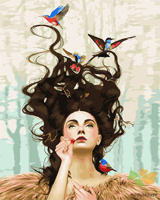 Portrait Paint By Numbers Kits UK GX28636