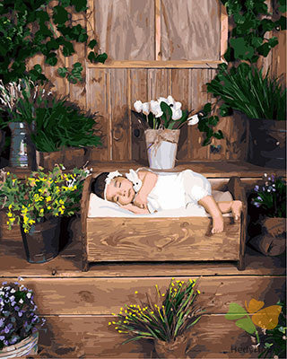 Portrait Paint By Numbers Kits UK GX28672