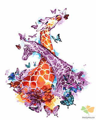 Animal Paint By Numbers Kits UK GX28712