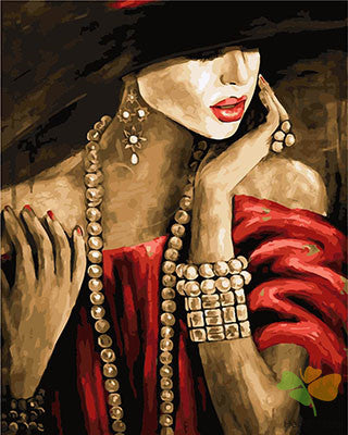 Portrait Paint By Numbers Kits UK GX28719