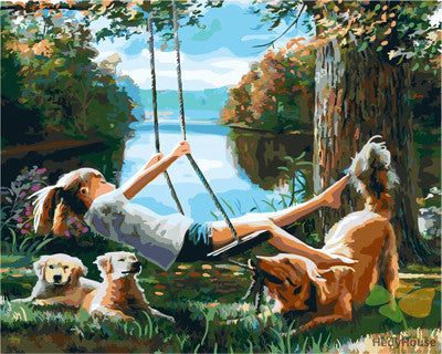 Portrait Paint By Numbers Kits UK GX28739