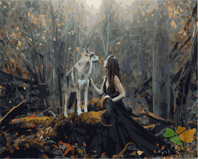 Portrait Paint By Numbers Kits UK GX28742