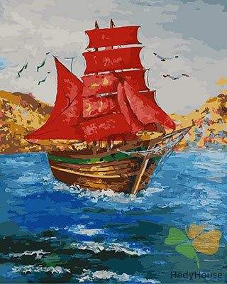 Seascape Paint By Numbers Kits UK GX28753