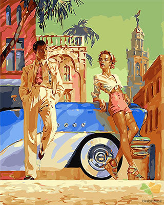 Portrait Paint By Numbers Kits UK GX28910