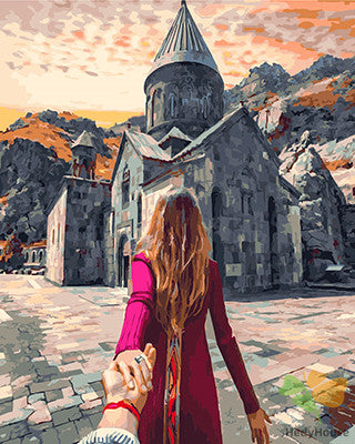 Portrait Paint By Numbers Kits UK GX28956