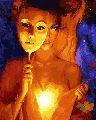 Portrait Paint By Numbers Kits UK GX29014