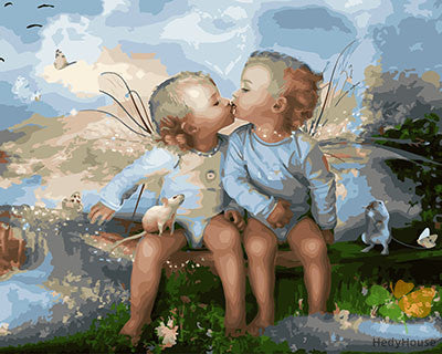 Portrait Paint By Numbers Kits UK GX29024