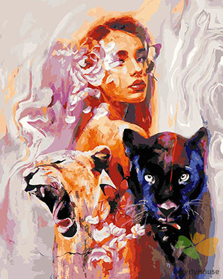 Portrait Paint By Numbers Kits UK GX29050