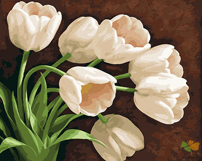 Flower Paint By Numbers Kits UK GX29052
