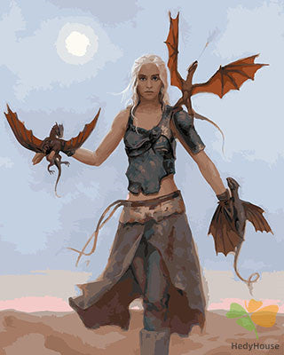 Portrait Paint By Numbers Kits UK GX29057