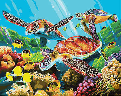 Animal Paint By Numbers Kits UK GX29099