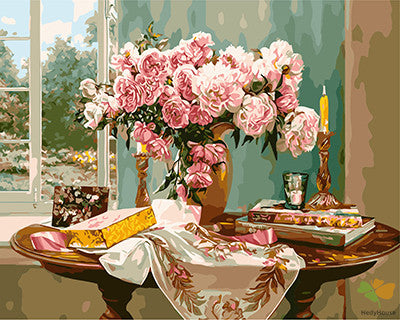 Flower Paint By Numbers Kits UK GX29110