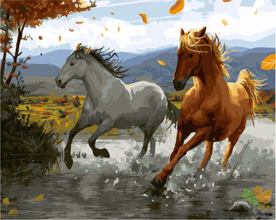 Animal Paint By Numbers Kits UK GX29182
