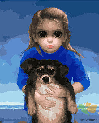 Portrait Paint By Numbers Kits UK GX29274