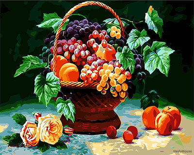 Flower Paint By Numbers Kits UK GX29336