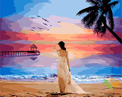 Portrait Paint By Numbers Kits UK GX29454