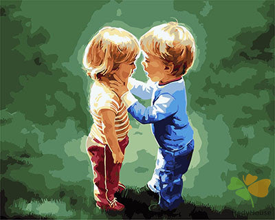 Portrait Paint By Numbers Kits UK GX29475