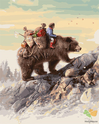 Animal Paint By Numbers Kits UK GX29584