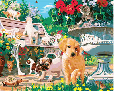 Cat & Dog Paint By Numbers Kits UK GX29586