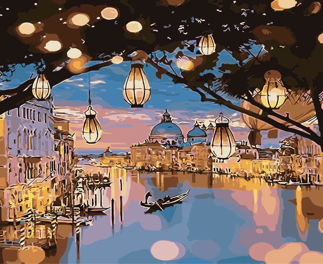 Landscape Paint By Numbers Kits UK For Adult H735