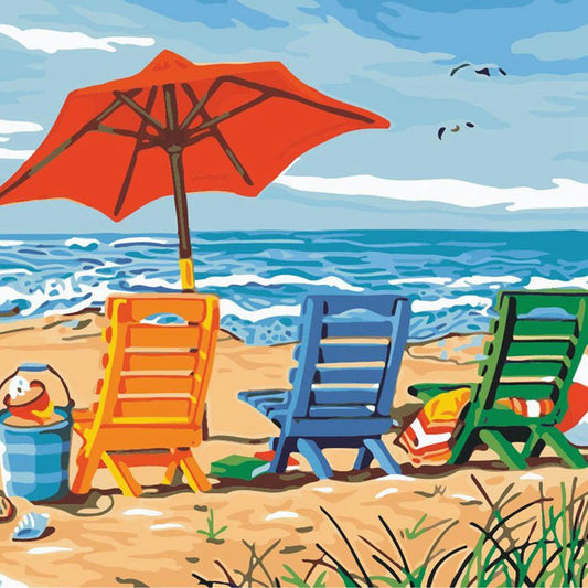 Landscape Paint By Numbers Kits UK For Adult HQD1226