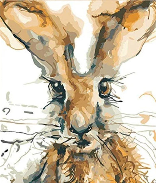 Animal Rabit Paint By Numbers Kits UK For Adult HQD1264