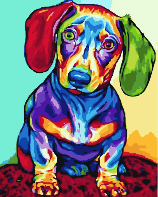Cat & Dog Paint By Numbers Kits UK For Kids HQD1328