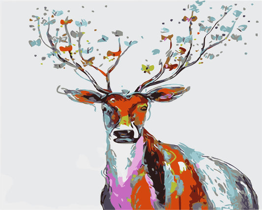 Animal Paint By Numbers Kits UK For Adult HW6232