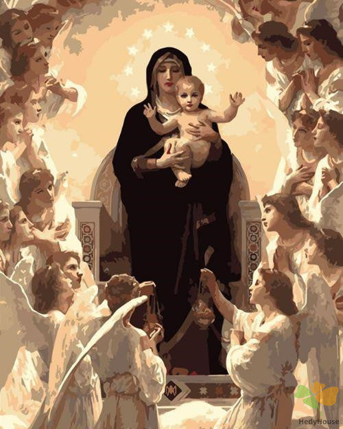 Portrait Paint By Numbers Kits UK JUS5824