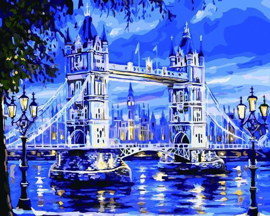 Landscape Paint By Numbers Kits UK For Adult JY285