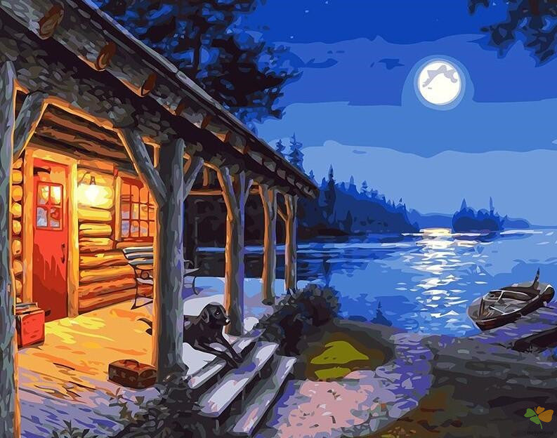 Landscape Paint By Numbers Kits UK MN1903