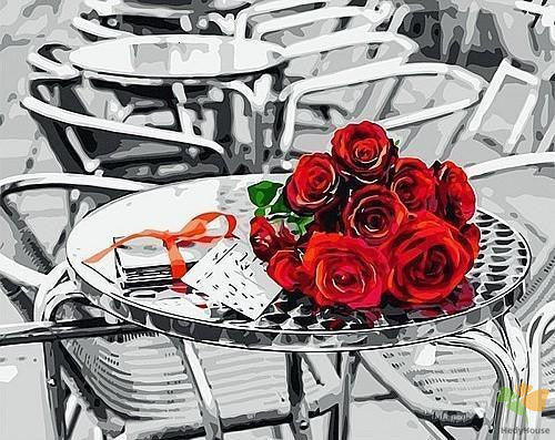 Flower Paint By Numbers Kits UK OTP3432
