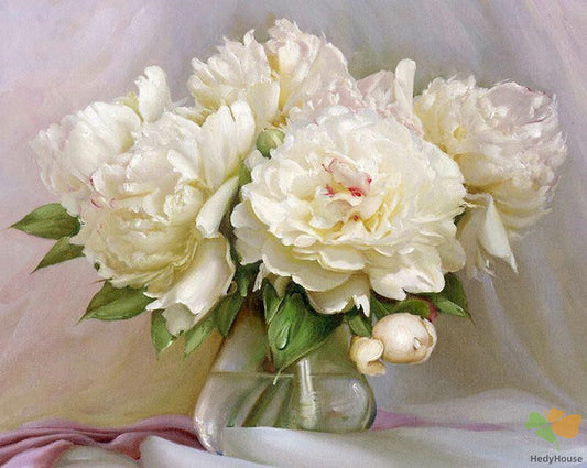 Flower Paint By Numbers Kits UK OTP3510