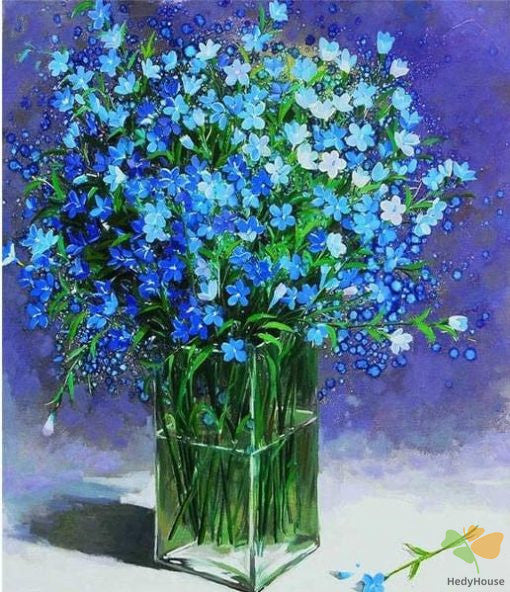 Flower Paint By Numbers Kits UK OTP3565