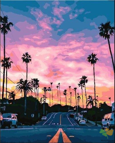 City Paint By Numbers Kits UK OTP3590