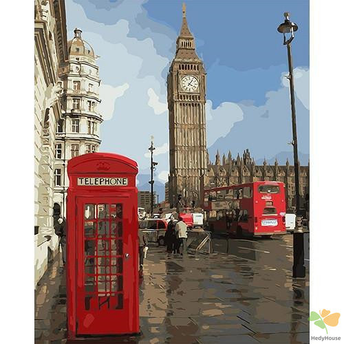 City Paint By Numbers Kits UK PH9214