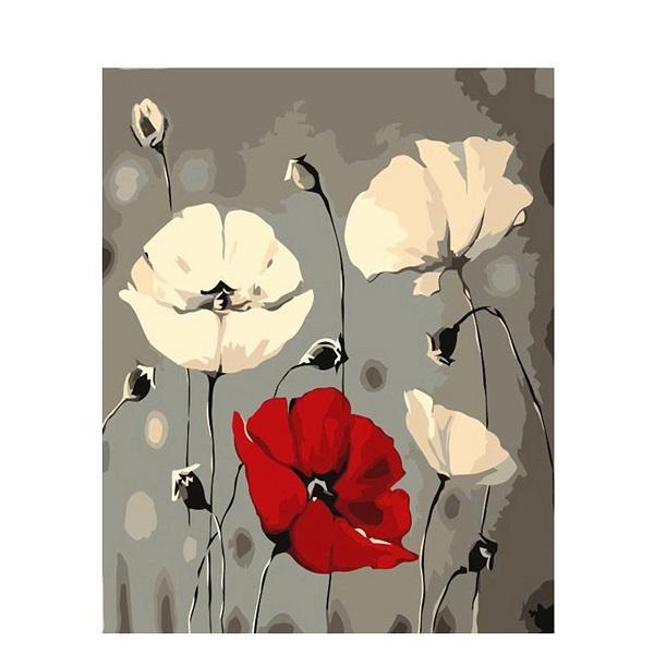 Flower Peace Flower Paint By Numbers Kits UK For Beginners PH9253