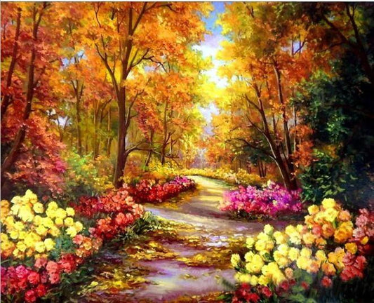 Natural Paint By Numbers Kits UK For Adult PH9257