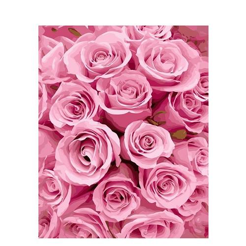 Flower Paint By Numbers Kits UK For Adult PH9276