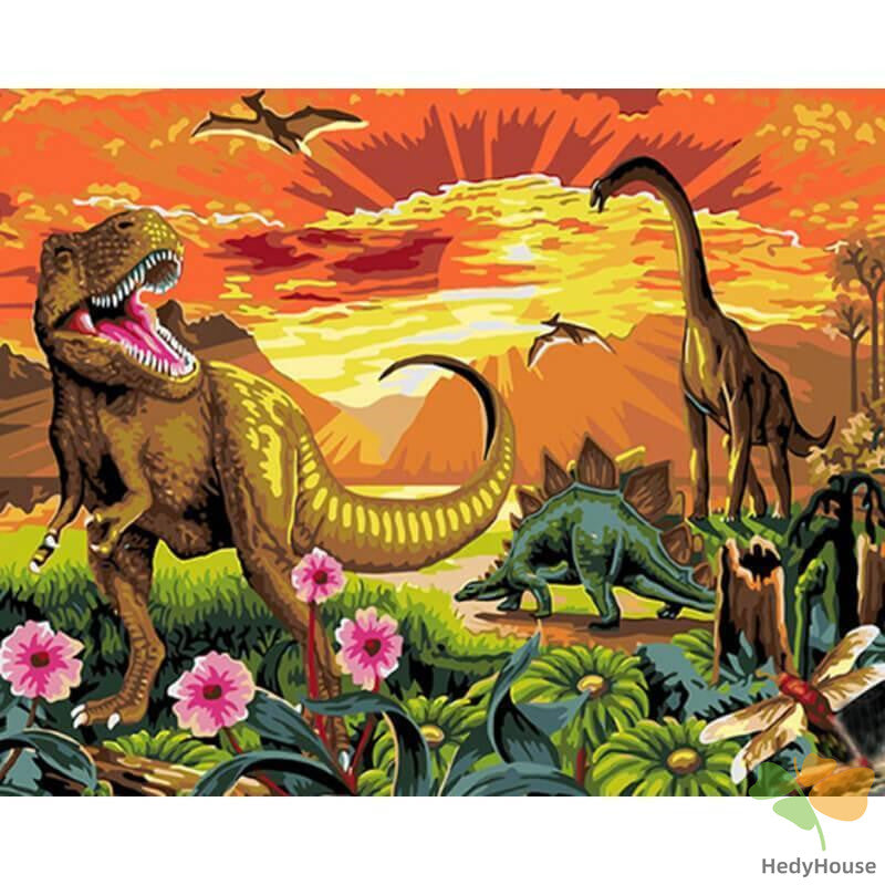 Animal Paint By Numbers Kits UK PH9295