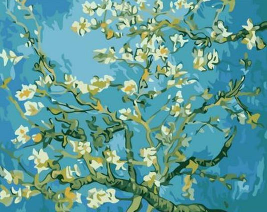 Flower Paint By Numbers Kits UK QB232