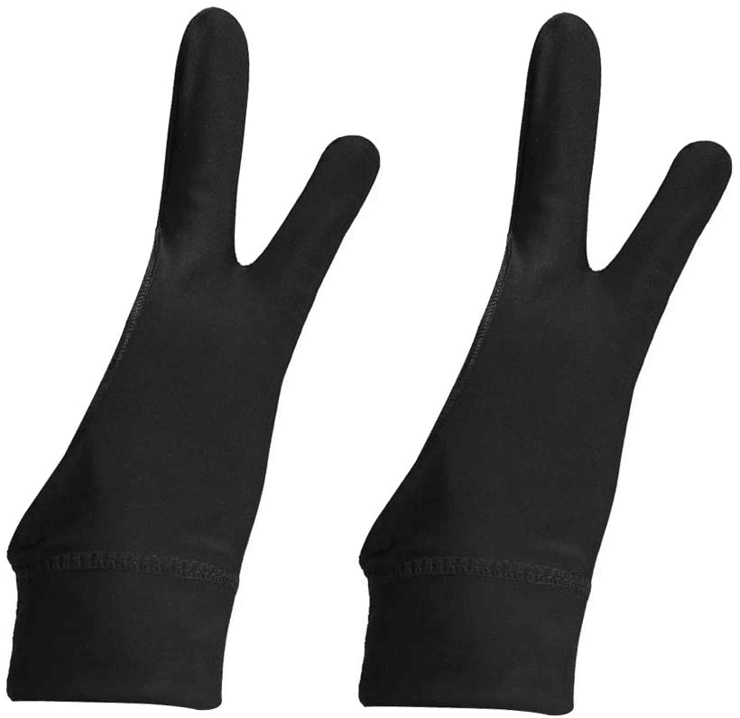 2-Finger Artist Glove for Graphics Drawing Tablet T1301