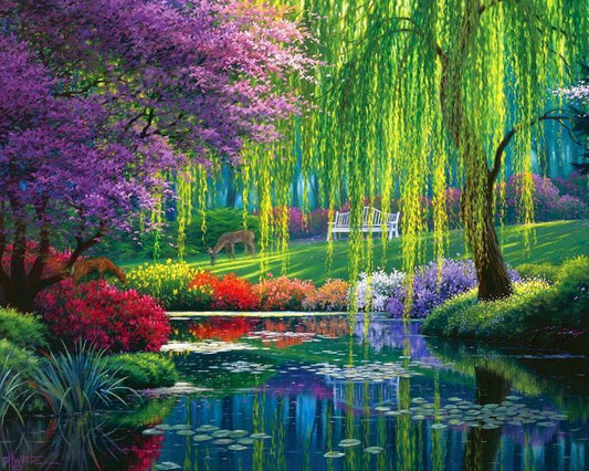Natural Paint By Numbers Kits UK For Adult RSB8152