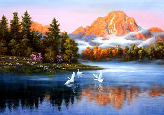Natural Paint By Numbers Kits UK For Adult RSB8178